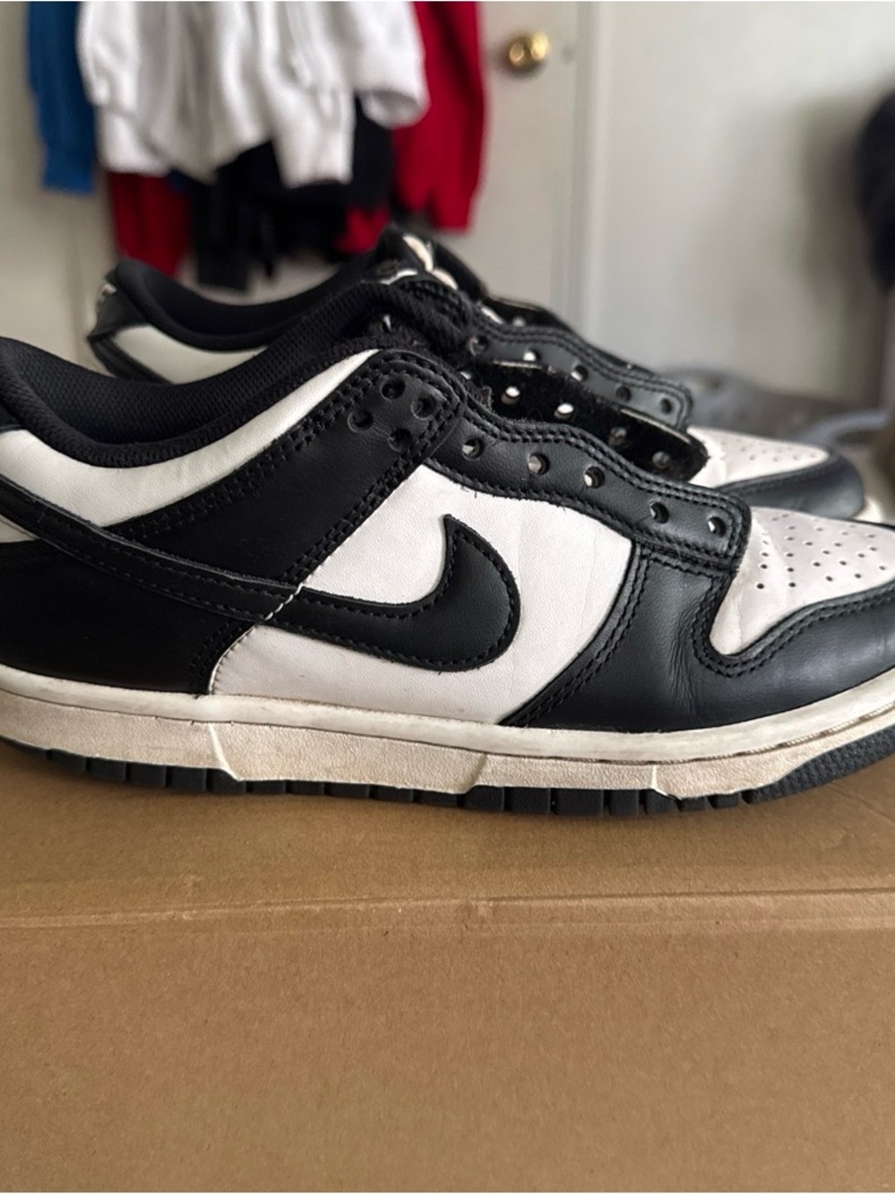 Nike Kids Black and White Low-Top Sneakers